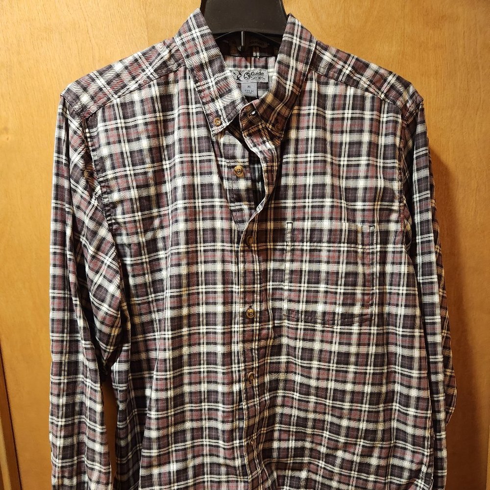 Guide Series Button-down Plaid Shirt - Men's size Medium